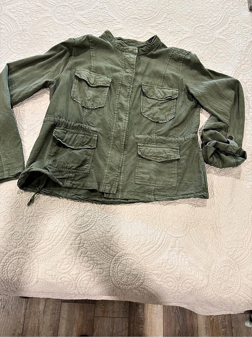 Sanctuary Utility Jacket in Green, Size L